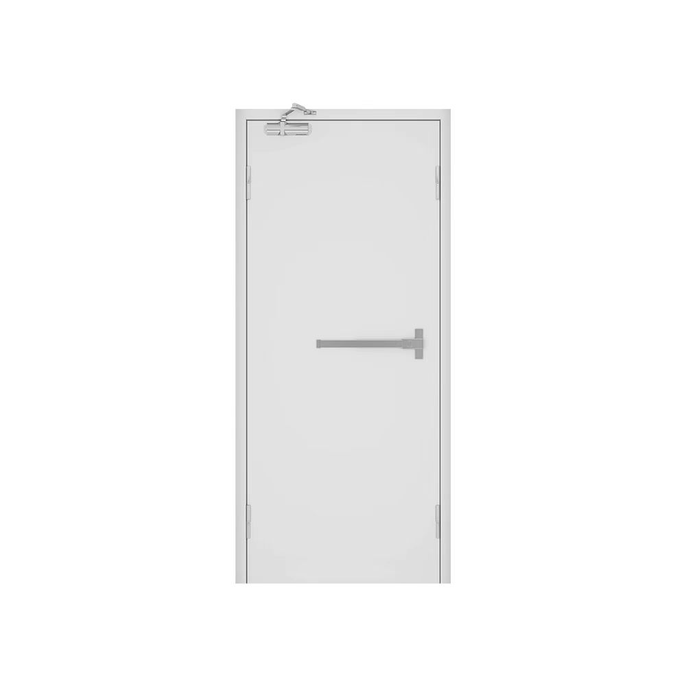 UL Listed Modern Design 60min Metal Fire Safety Doors 3 Hours Fire Rating Manual Factory for Hotels Hospitals