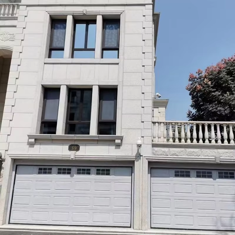 Modern New Steel Alloy Automatic Garage Door For Villa